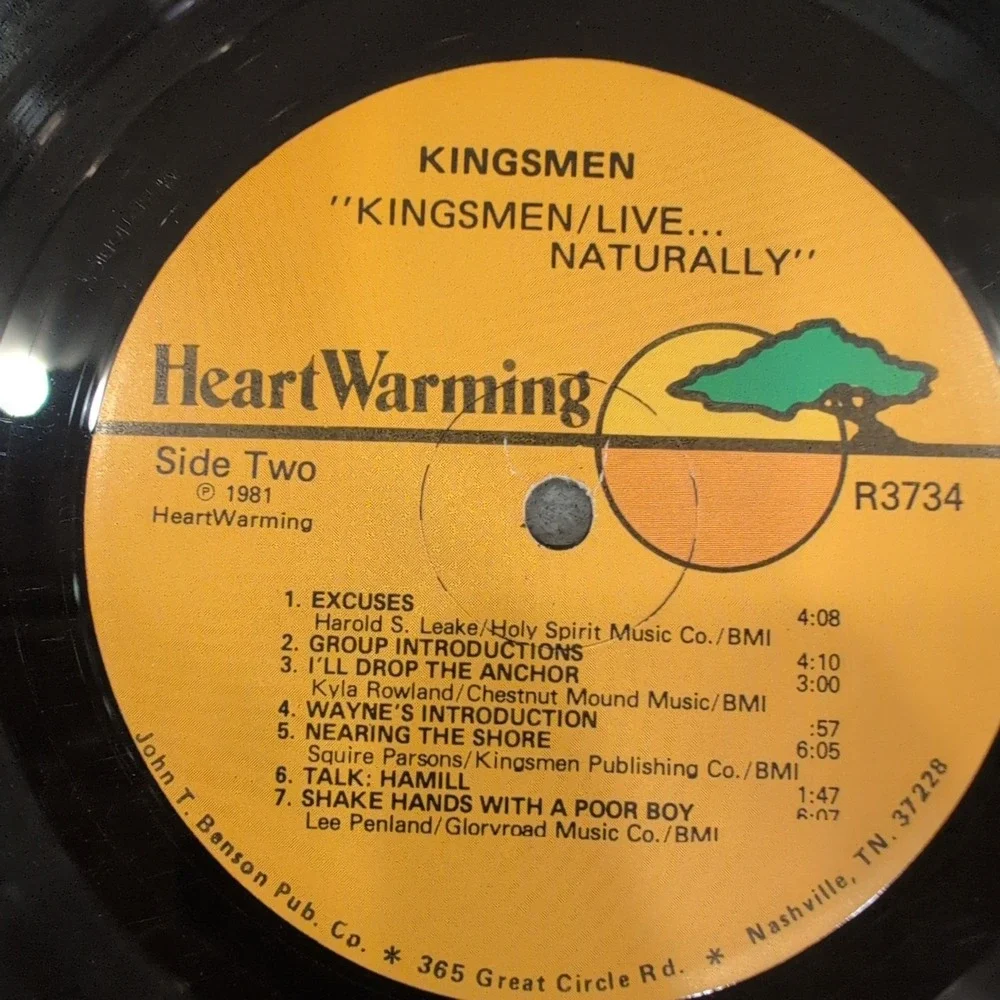 The Kingsmen Live Naturally 2-LP & Chart‎ Breakers Vinyl Record Lot Gospel R3734 - Picture 4 of 10